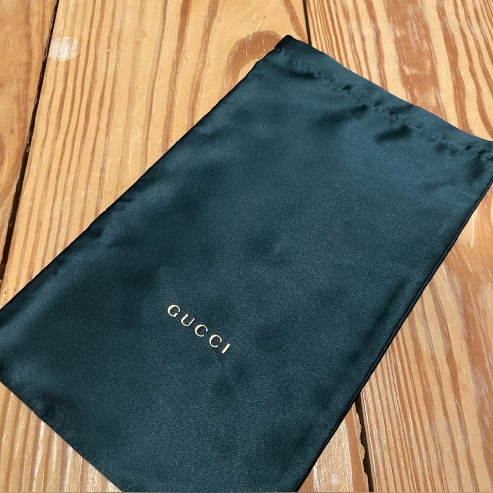 Gucci Velvet Eyewear Case with Satin Pouch - Greenish Teal & Rose - Picture 3 of 6